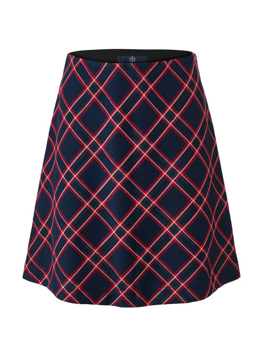 Tchibo Women Plaid Mini Skirt, Navy  - Image 2