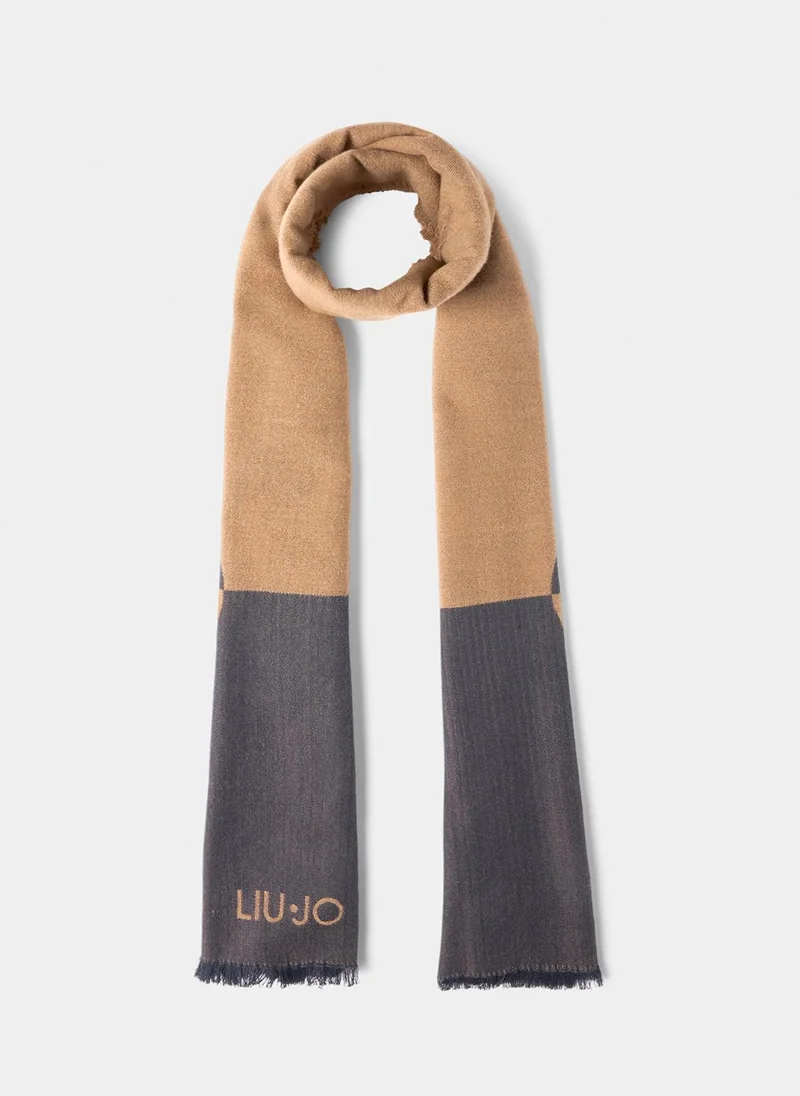 ليو جو وشاح باشمينا جاكار بنقش شعار