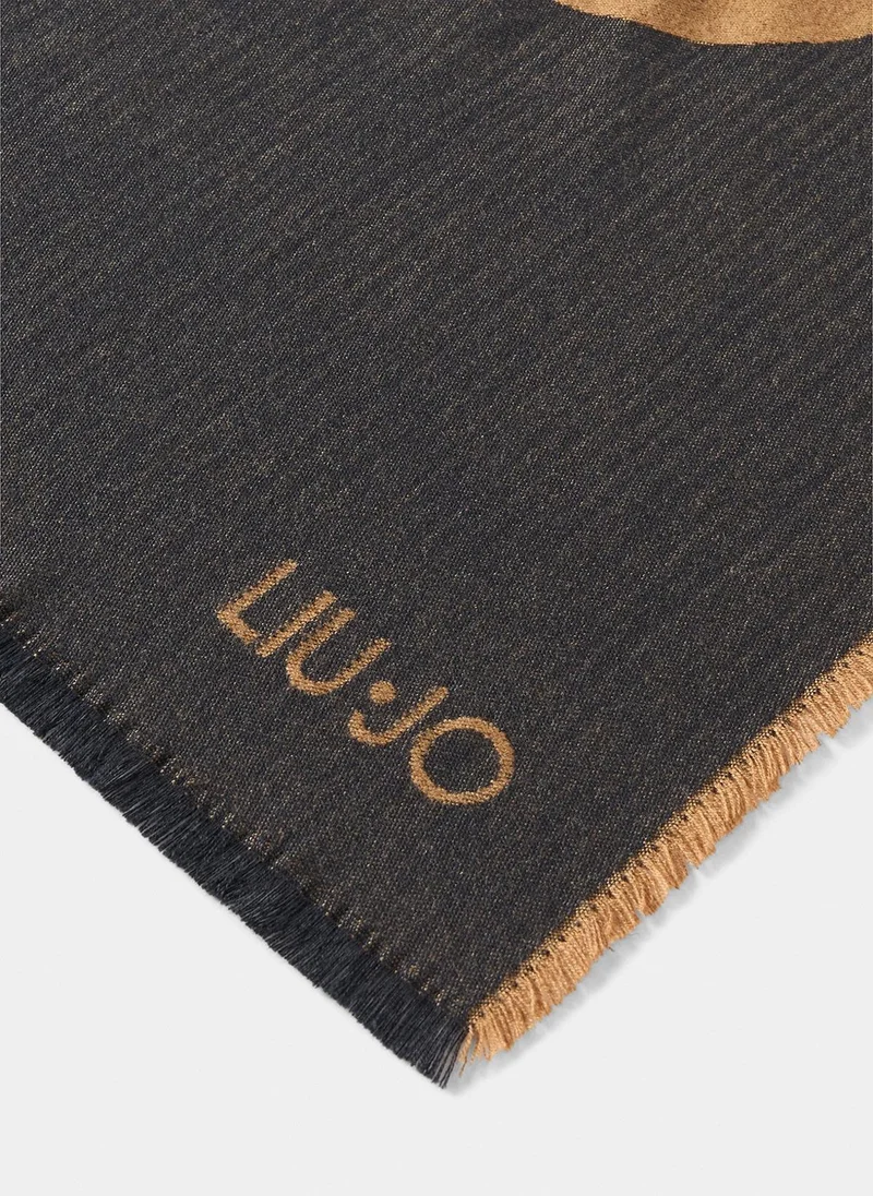 ليو جو وشاح باشمينا جاكار بنقش شعار