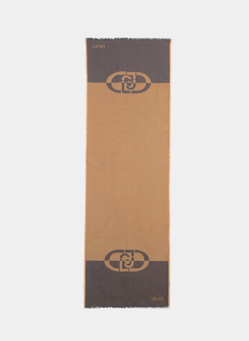 ليو جو وشاح باشمينا جاكار بنقش شعار