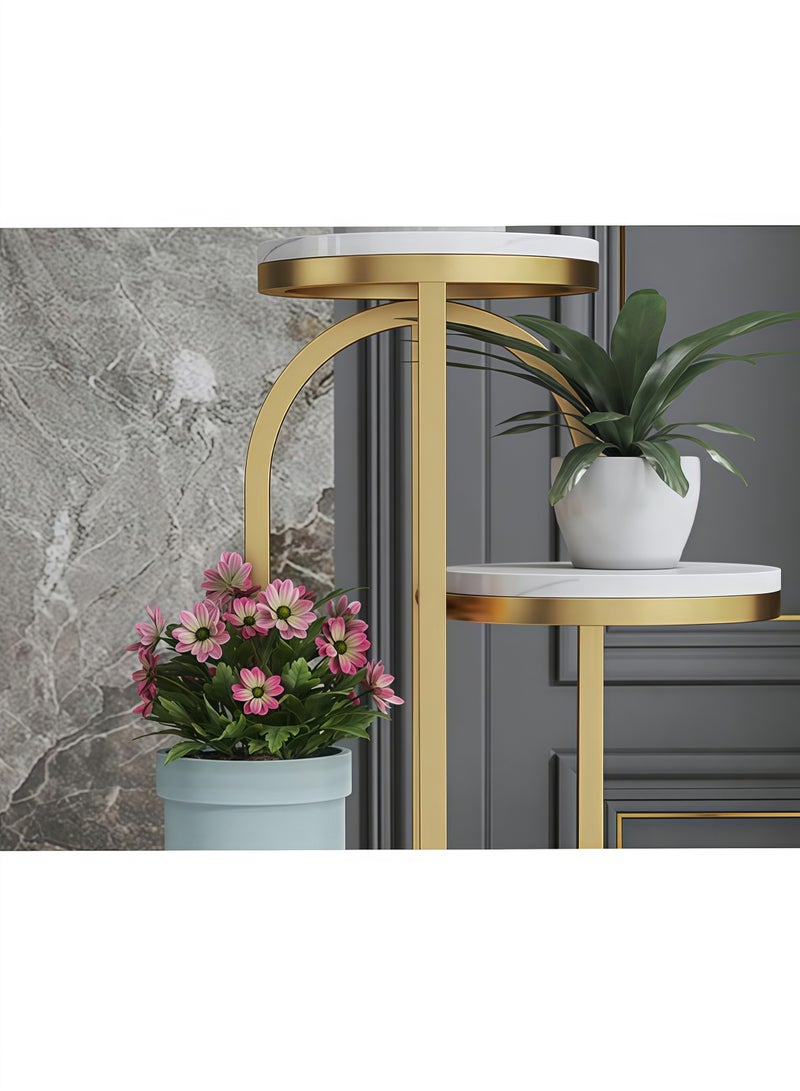 Generic Plant Stand Indoor Outdoor,4-Tier Tall Planter Stand Corner Flower Pot Holder Multiple Decorative Shelves Plant Display for Patio Garden Living Room  - Image 4