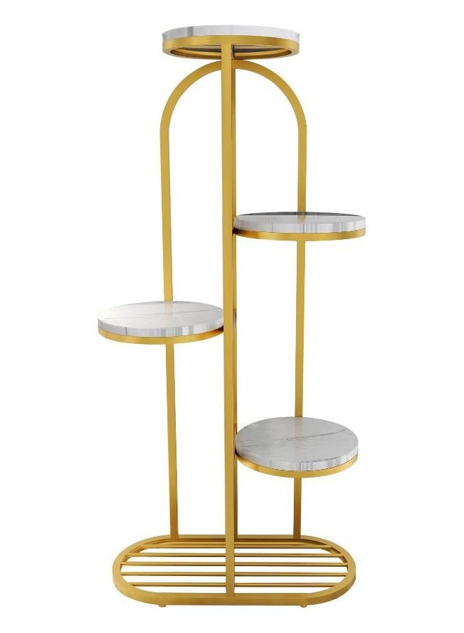 Generic Plant Stand Indoor Outdoor,4-Tier Tall Planter Stand Corner Flower Pot Holder Multiple Decorative Shelves Plant Display for Patio Garden Living Room  - Image 1