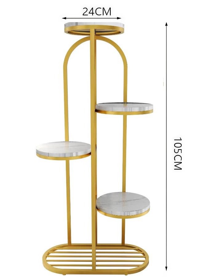 Generic Plant Stand Indoor Outdoor,4-Tier Tall Planter Stand Corner Flower Pot Holder Multiple Decorative Shelves Plant Display for Patio Garden Living Room  - Image 3
