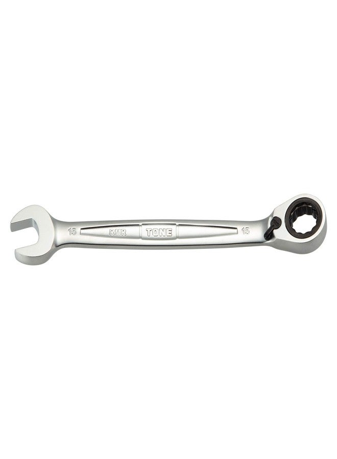 TONE Ratchet Ring Wrench Reversible Offset RMR-15 15mm - Image 1