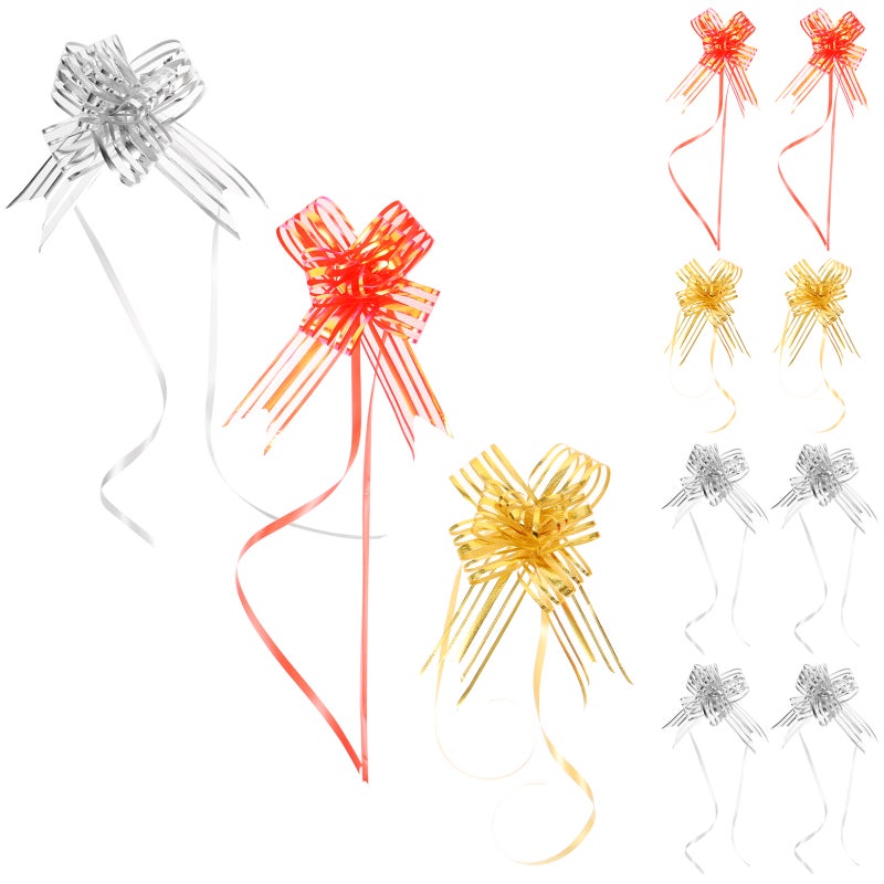 Delicate Ribbon Pull Bows, Easy to Use for Wedding and Craft Decorations - Image 1