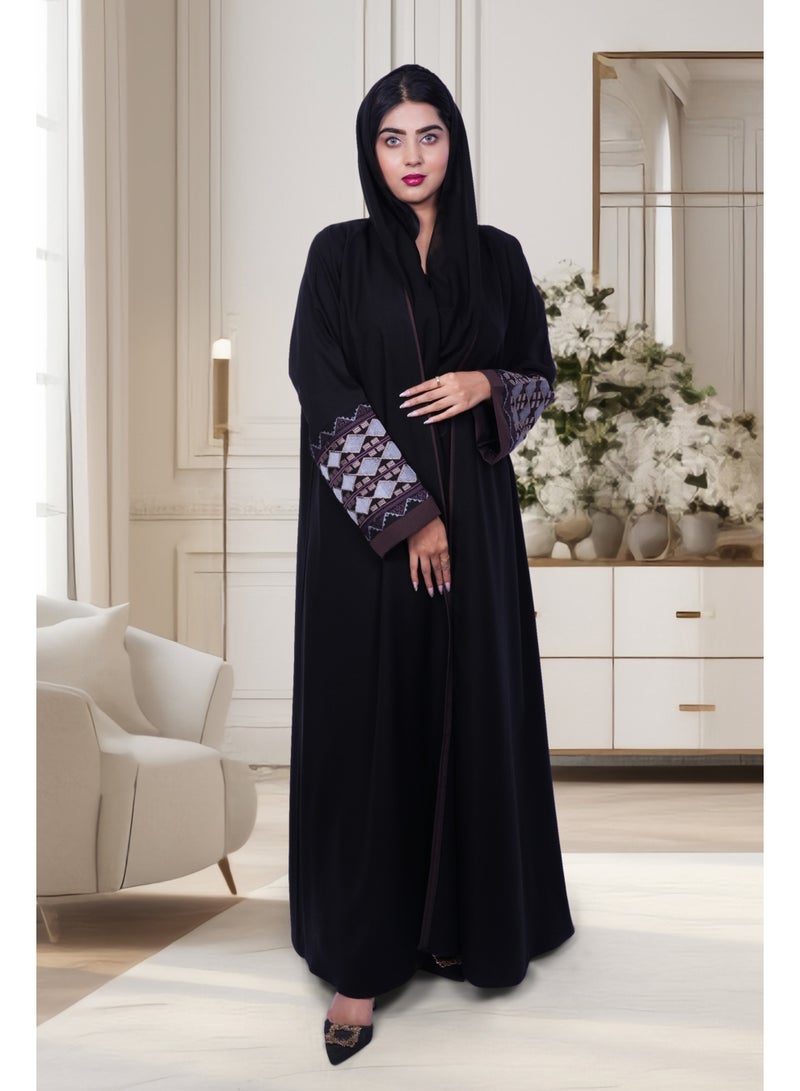 فاشون لاين عباية بطبعة هندسية - Image 1