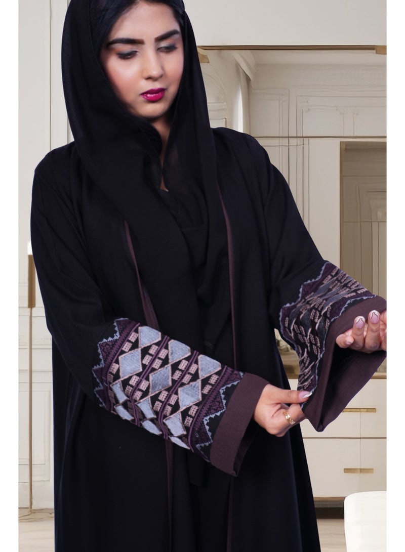 فاشون لاين عباية بطبعة هندسية - Image 5