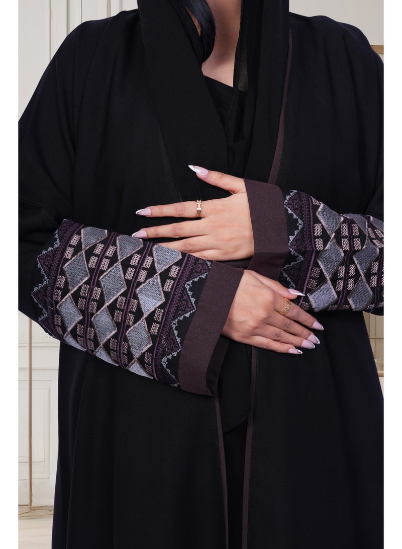 فاشون لاين عباية بطبعة هندسية - Image 4