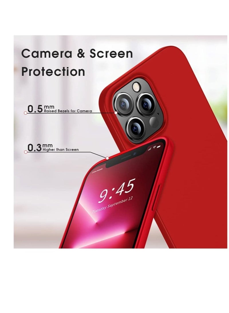 Raxoom iPhone 13 Pro Case Slim Fit Ultra-Thin [Guardian Series] Soft TPU Matte Finish Coating Phone Cases Lightweight - Image 2