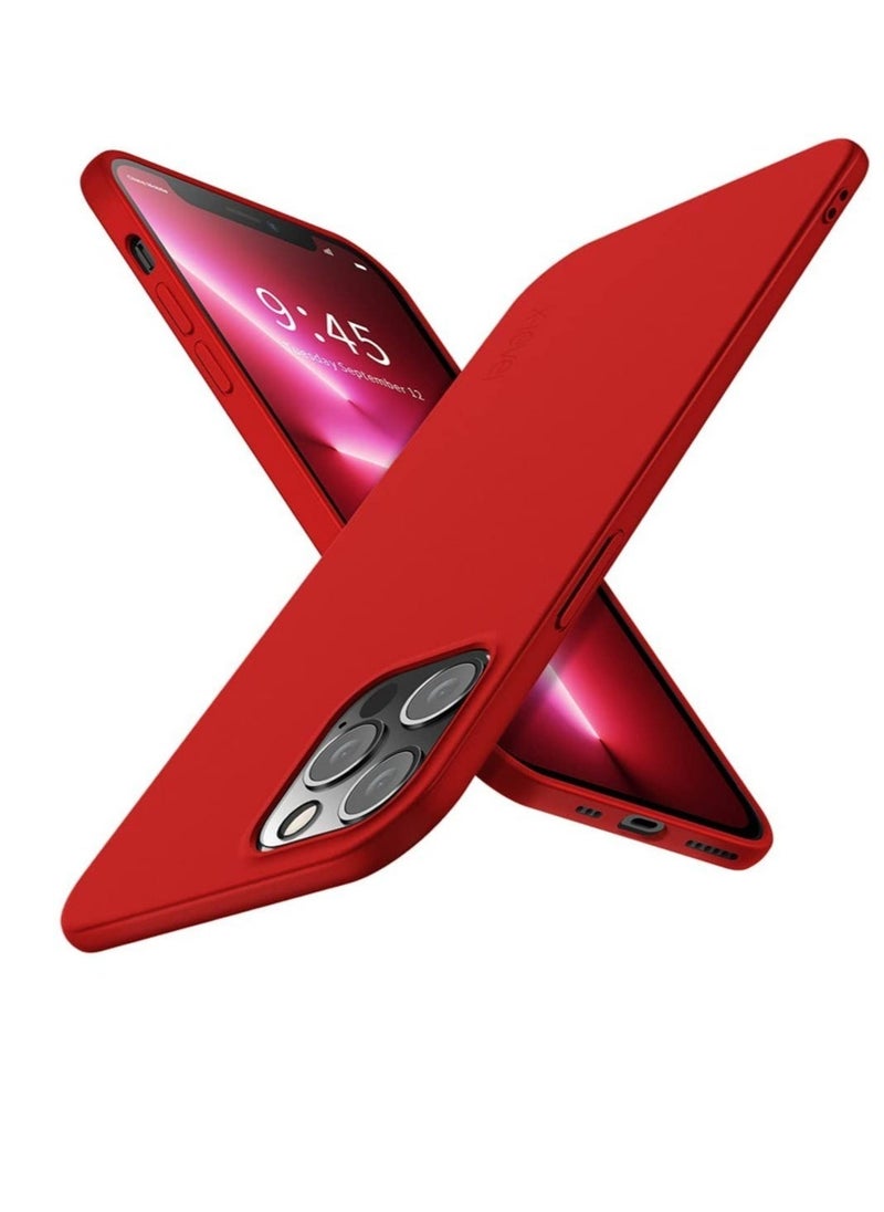 Raxoom iPhone 13 Pro Case Slim Fit Ultra-Thin [Guardian Series] Soft TPU Matte Finish Coating Phone Cases Lightweight - Image 1