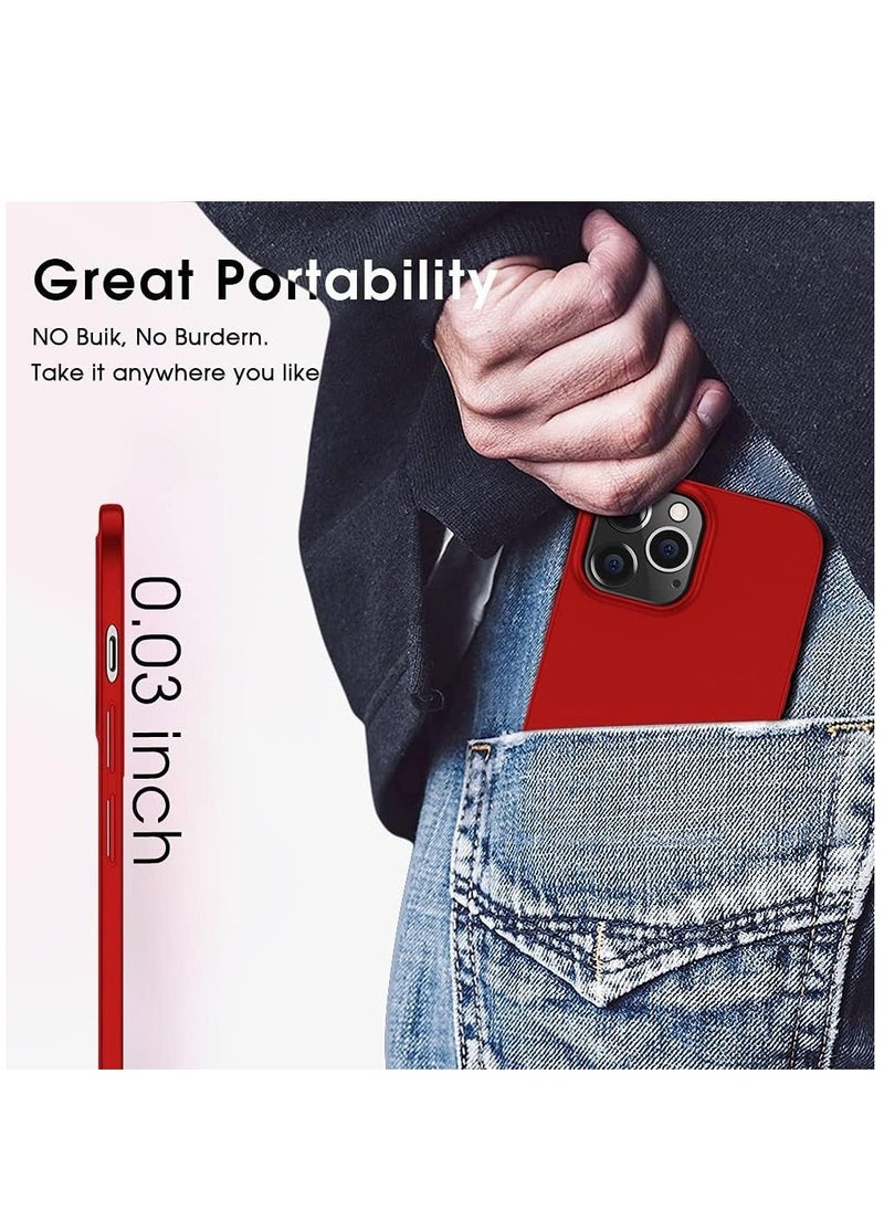 Raxoom iPhone 13 Pro Case Slim Fit Ultra-Thin [Guardian Series] Soft TPU Matte Finish Coating Phone Cases Lightweight - Image 5