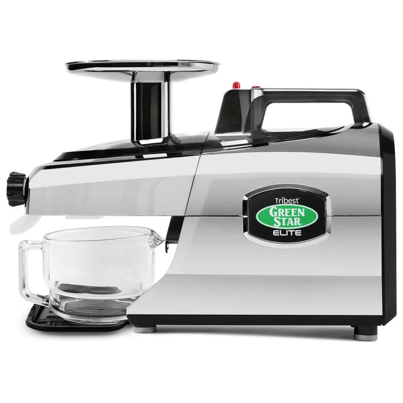 Tribest Tribest Greenstar GSE5050 Elite Twin Gear Cold Press Slow Masticating Juicer Chrome 