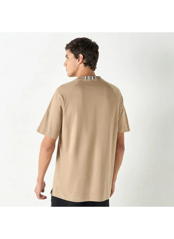 Kappa Kappa Logo Applique T-shirt with Short Sleeves