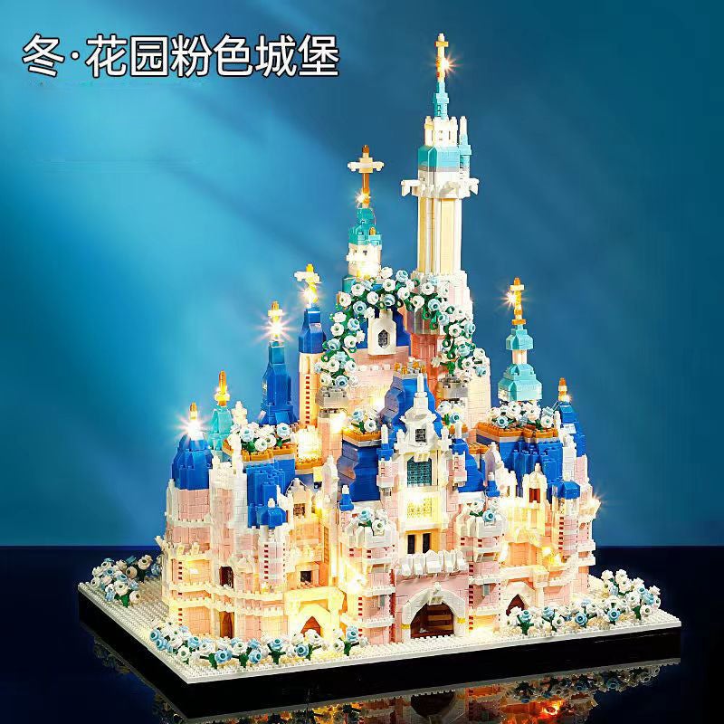 Generation Compatible With Lego Bricks Small Particles Princess Dream Castle Building Girls Puzzle Assembly Toy Type - Image 1