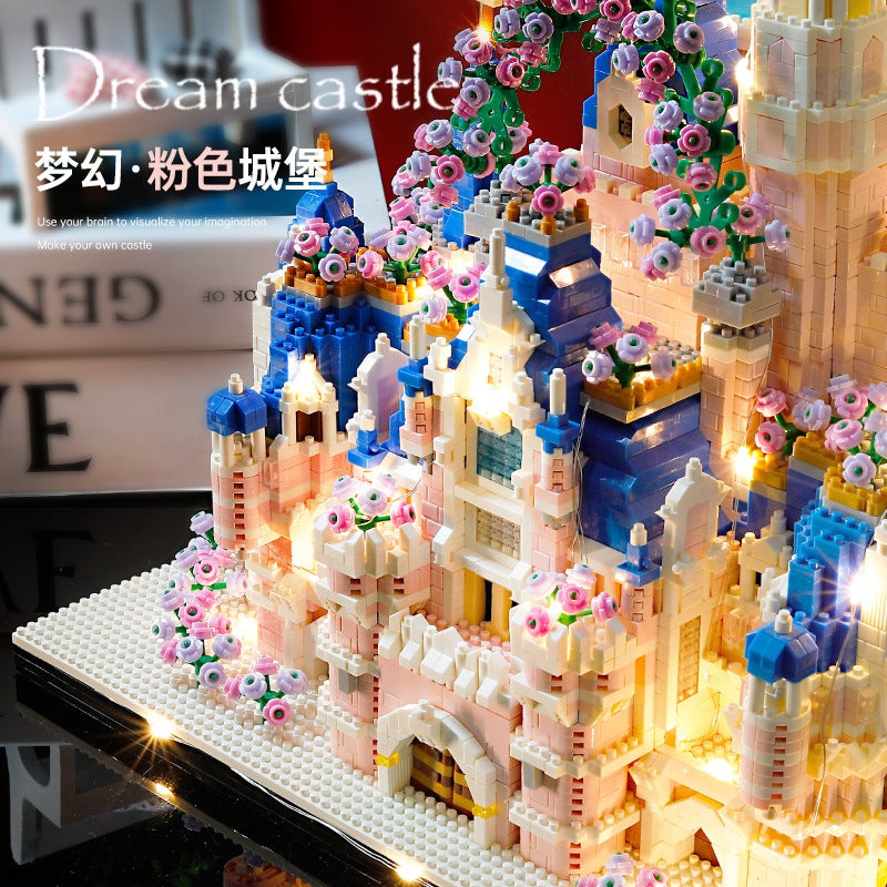 Generation Compatible With Lego Bricks Small Particles Princess Dream Castle Building Girls Puzzle Assembly Toy Type - Image 3