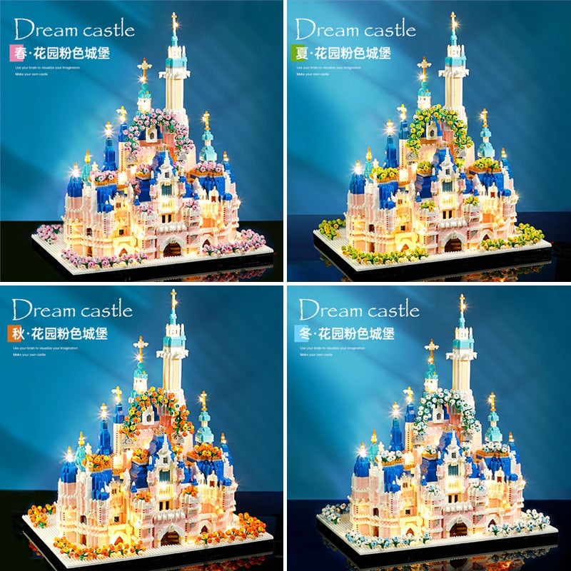 Generation Compatible With Lego Bricks Small Particles Princess Dream Castle Building Girls Puzzle Assembly Toy Type - Image 5