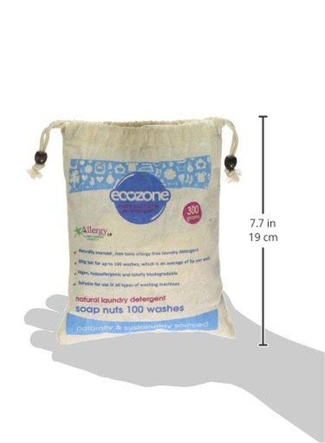 Ecozone Soap and Indian Wash nuts replaces laundry powder and detergents, 300g bag, 100 washes. by Ecozone - Image 3