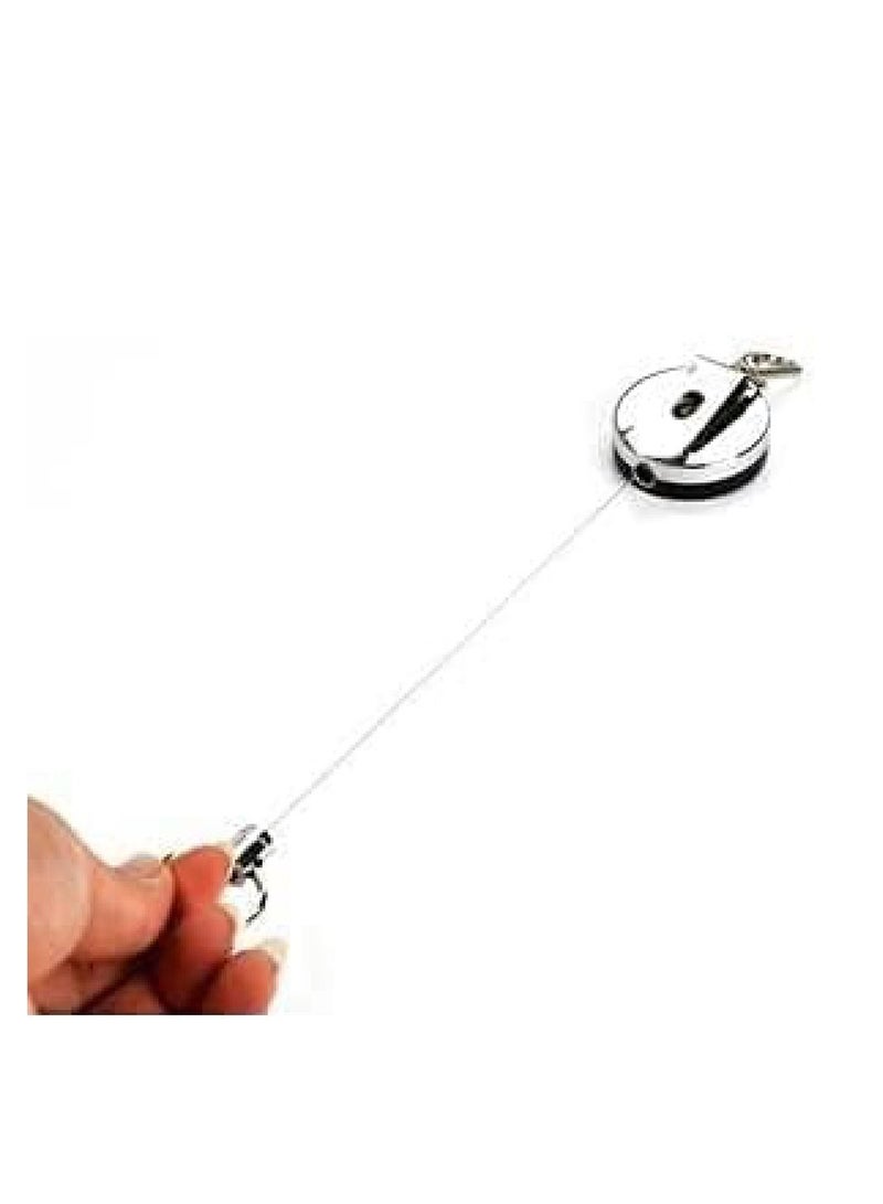 PRINTSHOP4ME Nurse Day Badge Reels Retractable - Durable Epoxy Coating and 5 Designs - Tich Button Clip and Badge Buckle - Nursing Appreciation Gifts (Design 1) - Image 4
