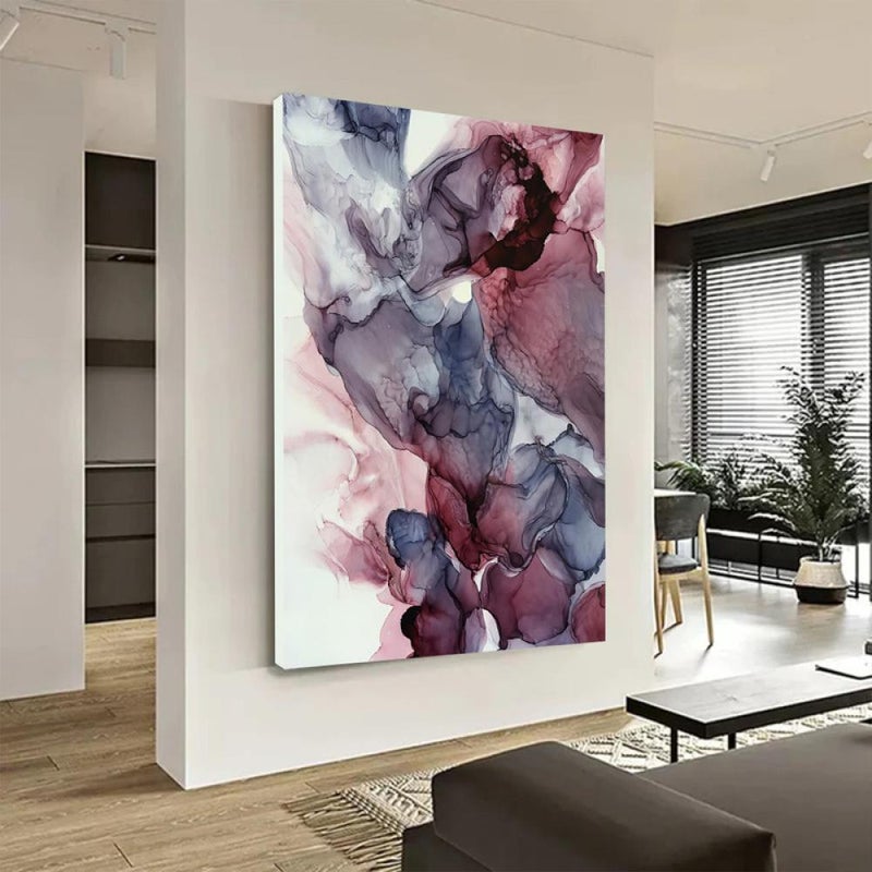 Marktna One piece, abstract art canvas print with a hollow frame, measuring (40×60). - Image 2