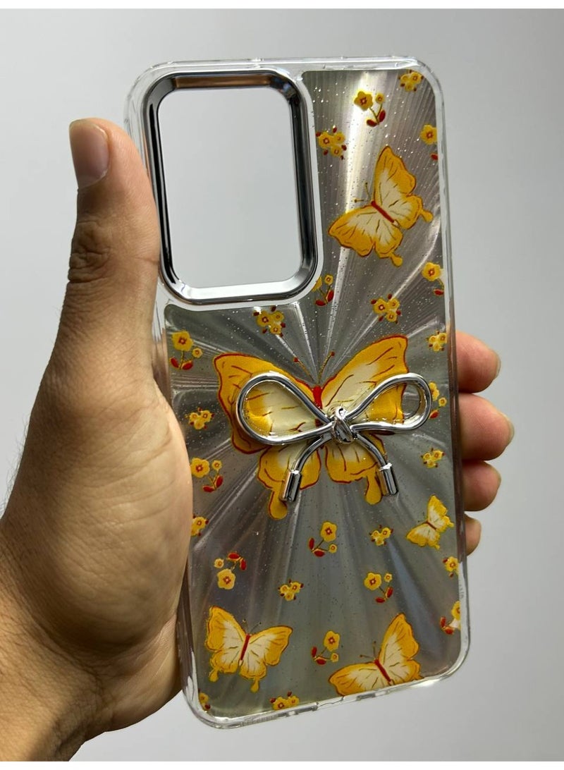 Bow-shaped back cover compatible with Samsung A56 phone - Image 1