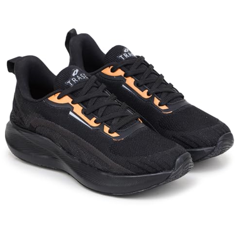 TRASE Sports Shoes for Kids | Stylish Lightweight Comfortable Kids Shoes for Boys and Girls (Black, 3 UK) - Image 5