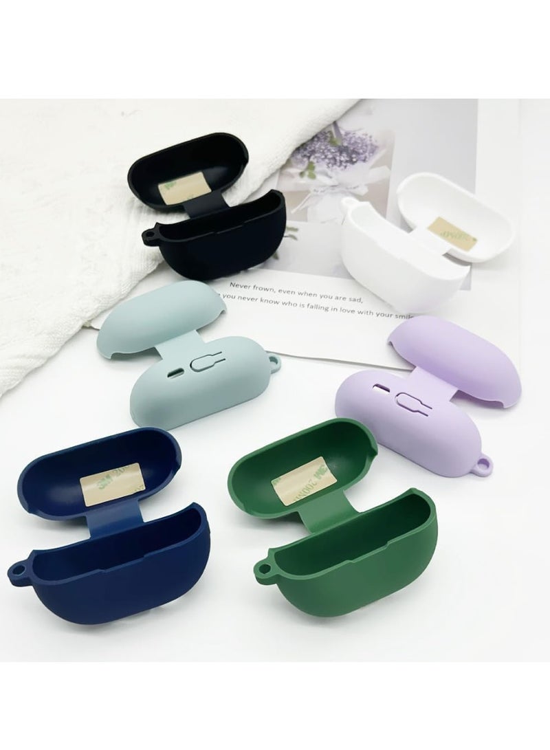 Case for Huawei FreeBuds Pro 4, Shockproof Thin Silicone Case, Anti-Scratch, with Carabiner, Odorless, Cover for Huawei FreeBuds Pro 4 (blue) - Image 2