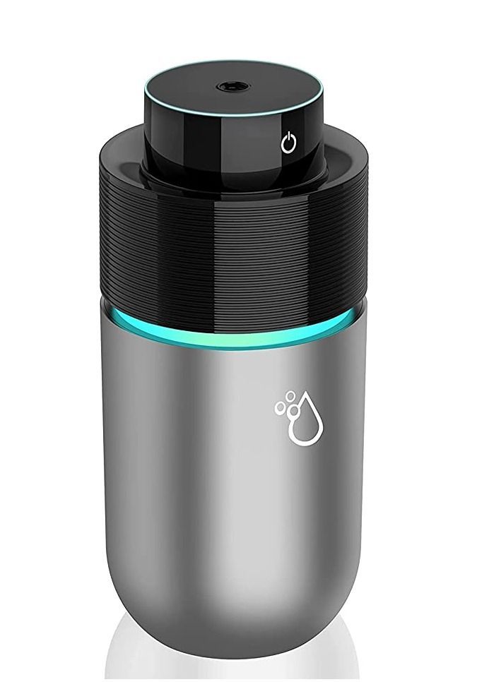 Car Diffuser Usb Plug In Humidifier Essential Oil Mini Portable Aromatherapy Cup Holder 7 Colors LED Lights for Vehicle Office Travel Home 200mL - Image 1