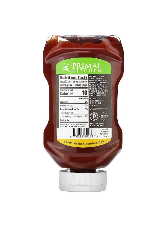 Primal Kitchen, A Tad Sweet Ketchup, Sweetened with Honey, 2.5 oz (524 g) - Image 2