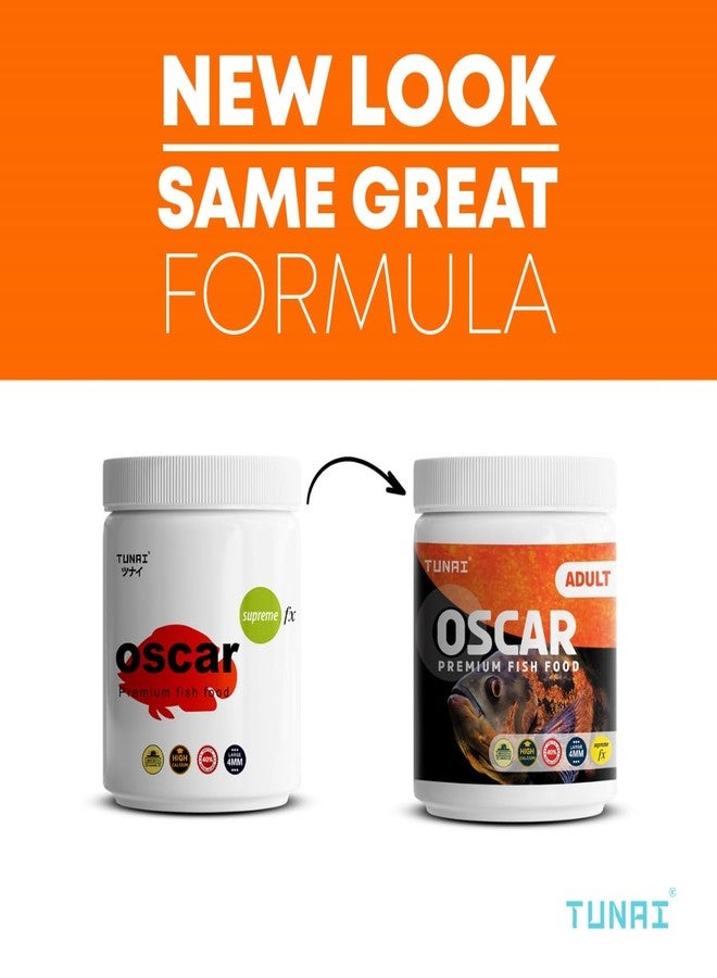 TUNAI All Life Stages Supreme Formula Oscar Fish Food Fortified with 40% Protein and Vitamins, Essential for Color Enhancement, Growth for Medium and Large Sized Oscar Fishes, 4Mm Pellet Size, 100G - Image 2