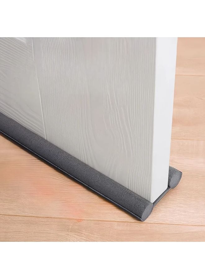 Brown Under Door Draft Stopper 36 61 Inch Soundproof Weather Seal Energy Saving - Image 5
