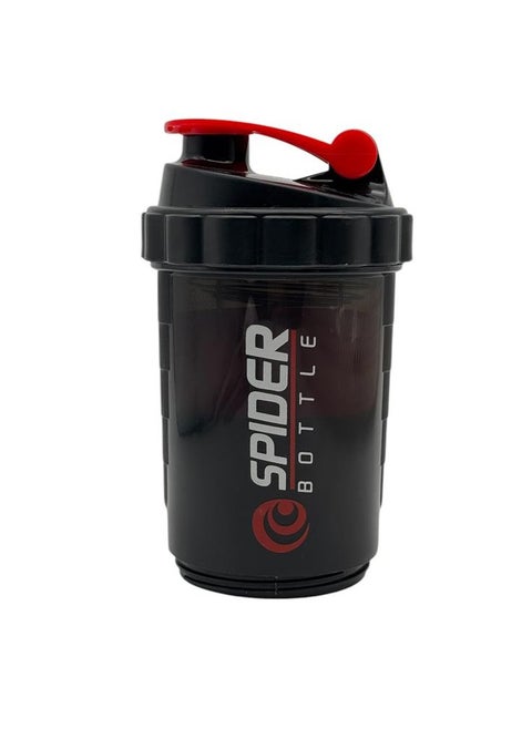 Protein shaker for Athletes 500ml 3 Layers Easy Roll Anti-Slip Pill Caps & Supplements Leak Proof BPA Free