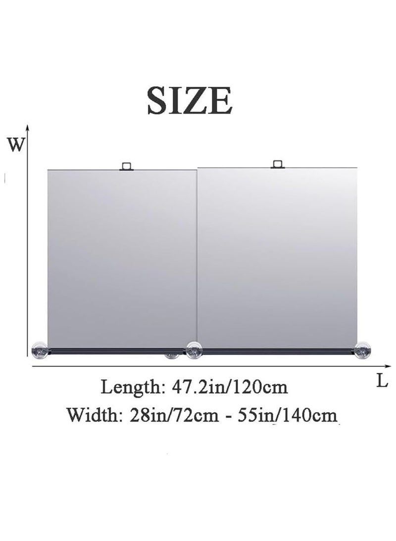 Automatic Retractable Windshield Sunshade for Cars – UV-Blocking Car Shade for Front Window Protection - Image 2