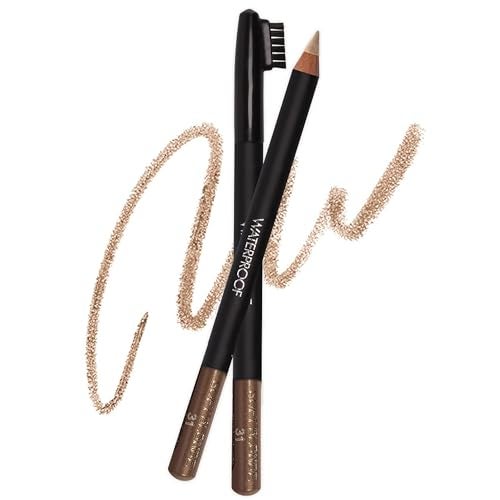 SORMÉ Sorme Natural Definitive Waterproof Eyebrow Pencil 0.04 oz | Smudgeproof Soft Blonde Eye Brow Pencil | Dual Purpose Brow Pencil and Brush Combo | High Definition Waterproof Eyebrow Makeup - Image 1