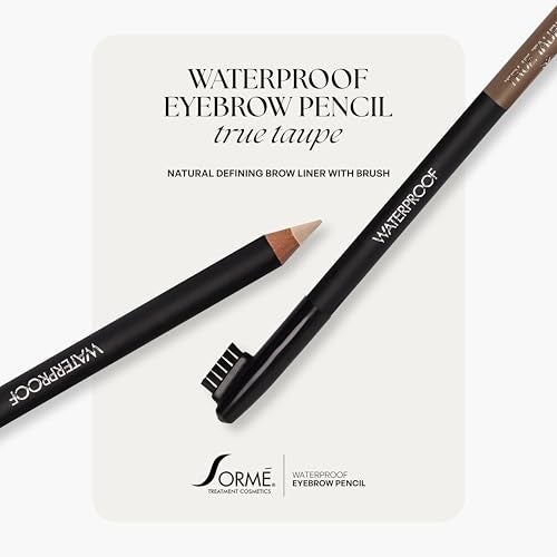 SORMÉ Sorme Natural Definitive Waterproof Eyebrow Pencil 0.04 oz | Smudgeproof Soft Blonde Eye Brow Pencil | Dual Purpose Brow Pencil and Brush Combo | High Definition Waterproof Eyebrow Makeup - Image 2