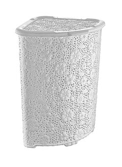 dunya Plastic Corner Laundry Basket 52 Liter 