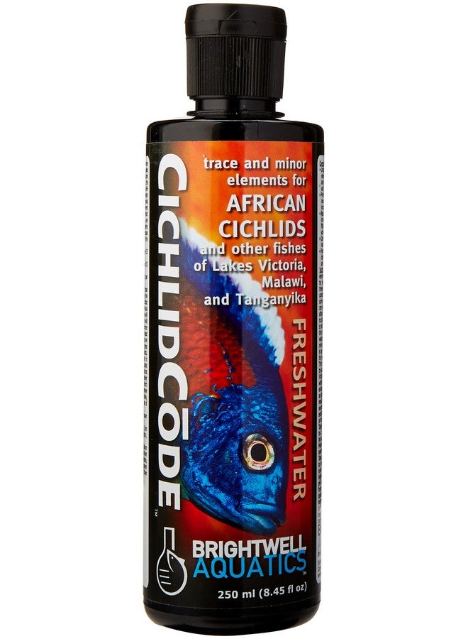 Brightwell Aquatics CichlidCode - Trace and Minor Elements for African Cichlids and Fish of Lakes Victoria, Malawi, and Tanganyika, 125 ml - Image 1