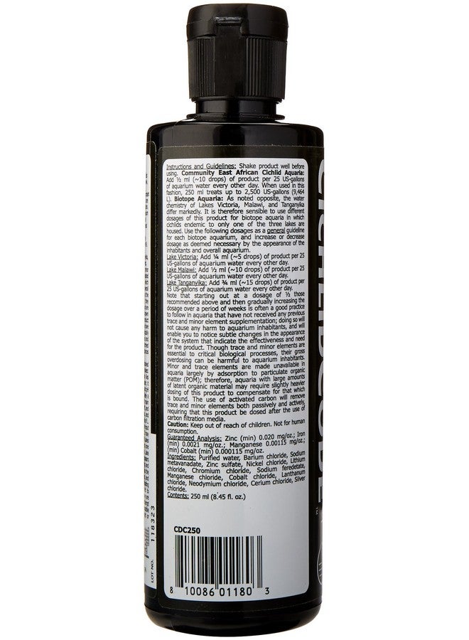Brightwell Aquatics CichlidCode - Trace and Minor Elements for African Cichlids and Fish of Lakes Victoria, Malawi, and Tanganyika, 125 ml - Image 2