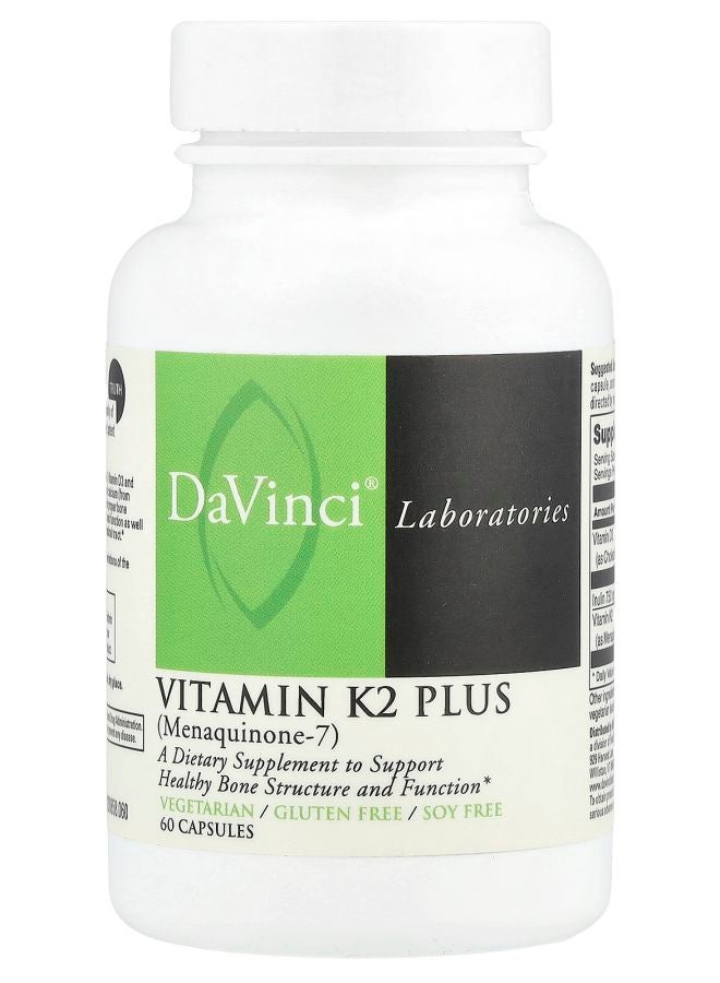 DaVinci Laboratories Vitamin K2 Plus 60 Capsules