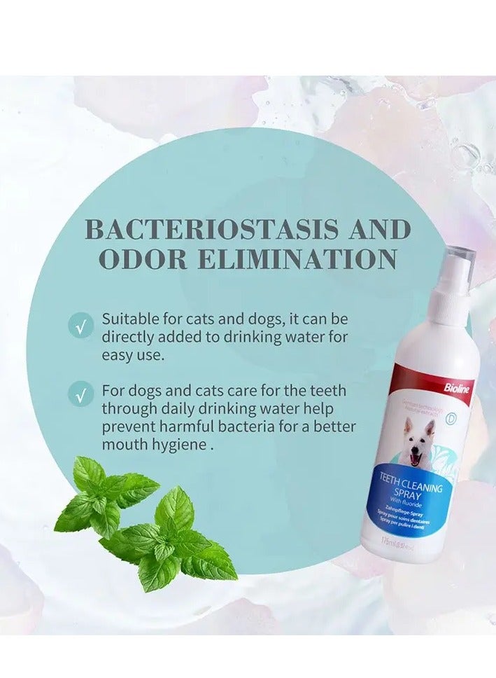 Bioline Teeth Cleaning Spray For Dogs 175ml - Image 2