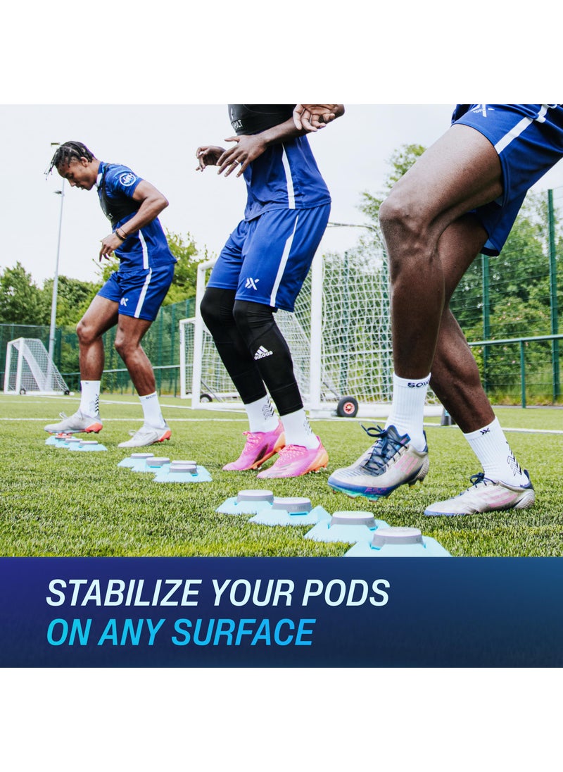 BlazePod PodBases Set of 2 Stabilize Your Pods to Train on Any Surface and in Any Weather.