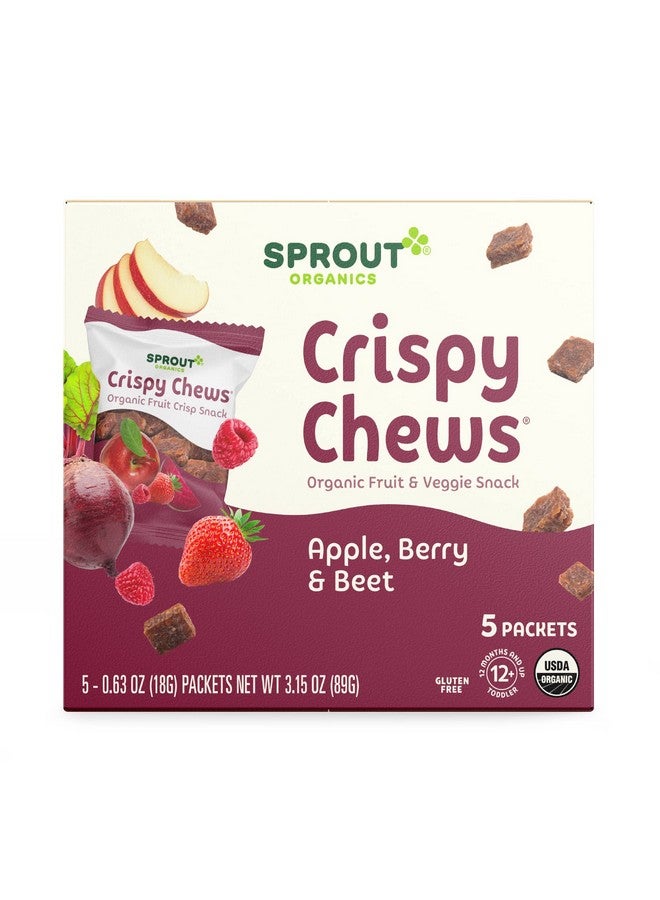 Sprout Organic Toddler Snacks, Crispy Chews, Red Berry & Beet, 3.15 oz - Pack of 10 - Image 1