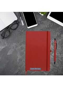 Ada Lazer Personalized Soft Leather Undated Agenda and Pen Set  - Image 1