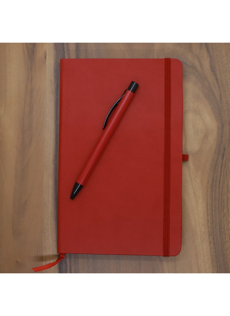 Ada Lazer Personalized Soft Leather Undated Agenda and Pen Set  - Image 5
