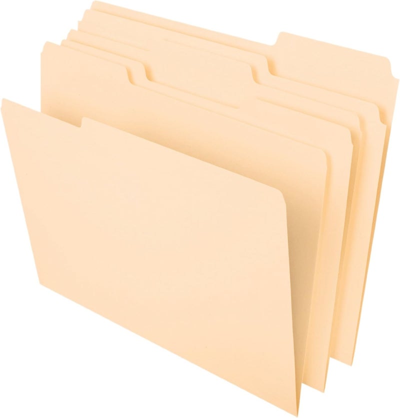 Pendaflex Island File Folder, Manila 1/3 Cut, Letter Size, 100 Count (370 1/3) - Image 1