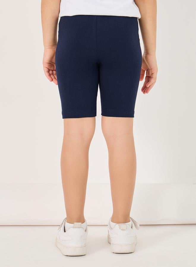 Styli Solid Cycling Cotton Shorts - Image 4