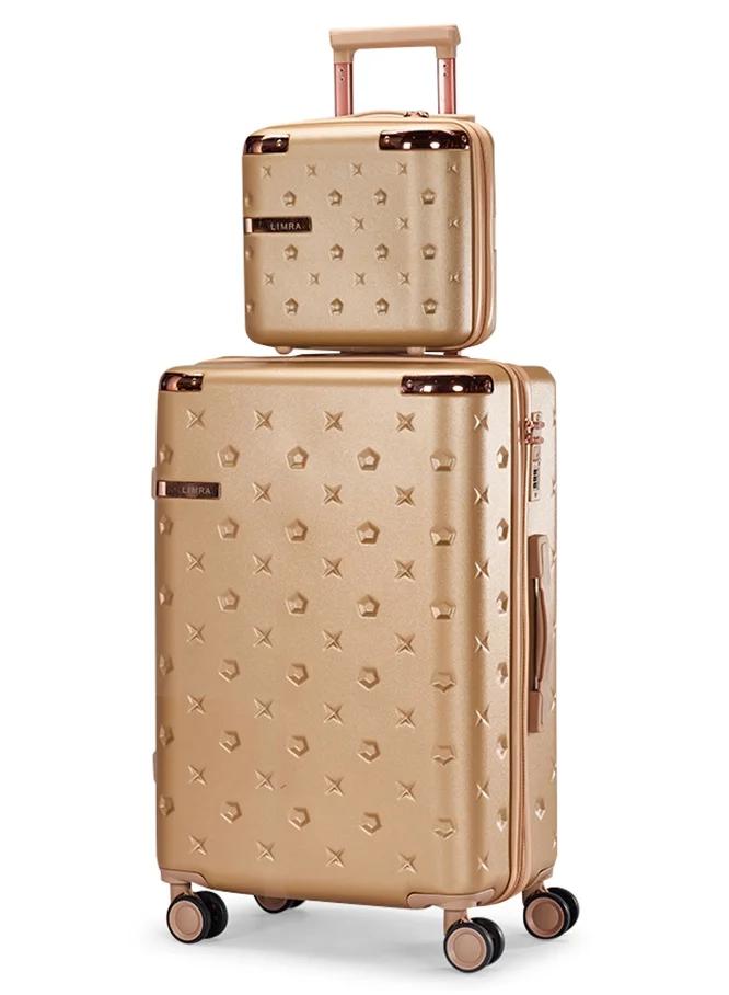 Limra Luggage set 4 pieces travel Bags with a distinctive design from limra Gold