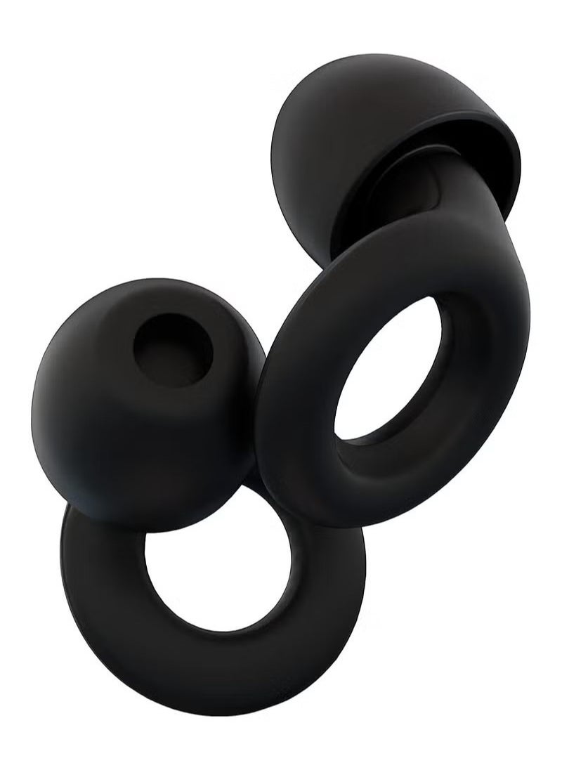 Generic - Quiet Ear Plugs For Noise Reduction，Super Soft，Reusable Hearing Protection in Flexible  for Sleep, Noise Sensitivity–Black - Image 1