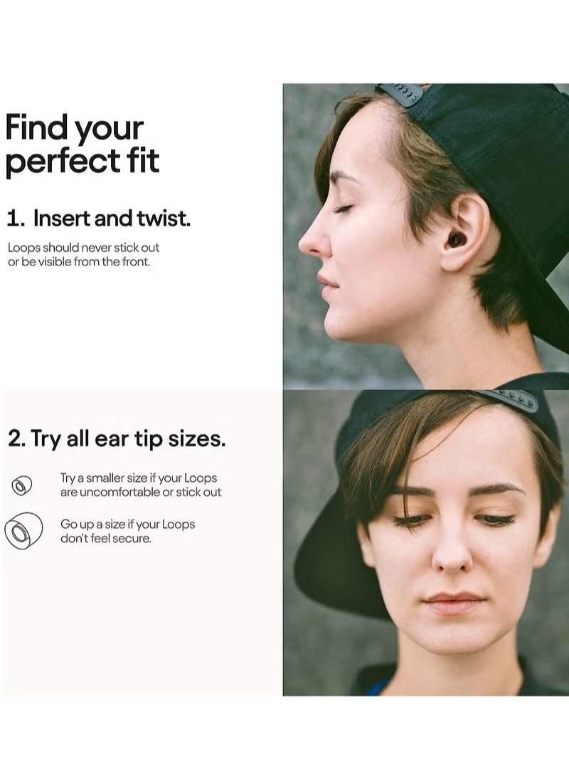 Generic - Quiet Ear Plugs For Noise Reduction，Super Soft，Reusable Hearing Protection in Flexible  for Sleep, Noise Sensitivity–Black - Image 1