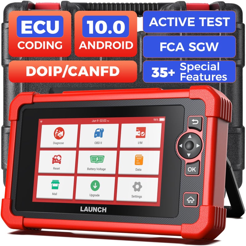 LAUNCH X431 CRP919X OBD2 ScannerECU Coding Bidirectional Scan Tool31ResetCAN FDDoIPFCA Autoauth 100 Brands OBD2 Scanner Diagnostic ToolAll Systems Diagnostic Scanner IMMO Car Scanner