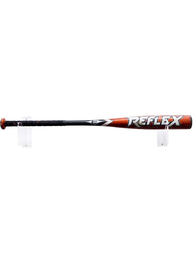 Better Display Cases Better Display Cases Clear Acrylic Wall Mounts and Display Stands for Baseball Bats  - Image 1